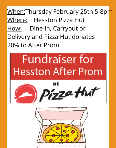 Pizza Hut Fundraiser Night 2/25