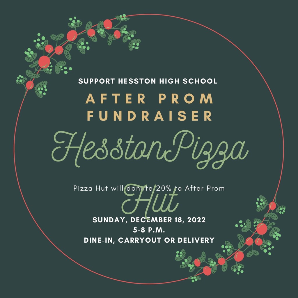 After Prom Pizza Hut Fundraiser Night 12/18/22
