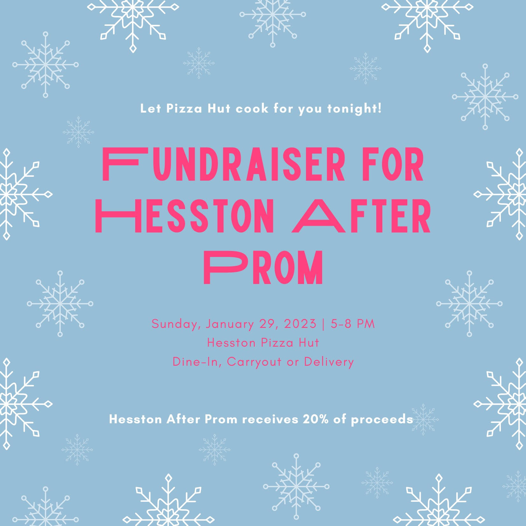 After Prom Pizza Hut Fundraiser Night 1/29/23